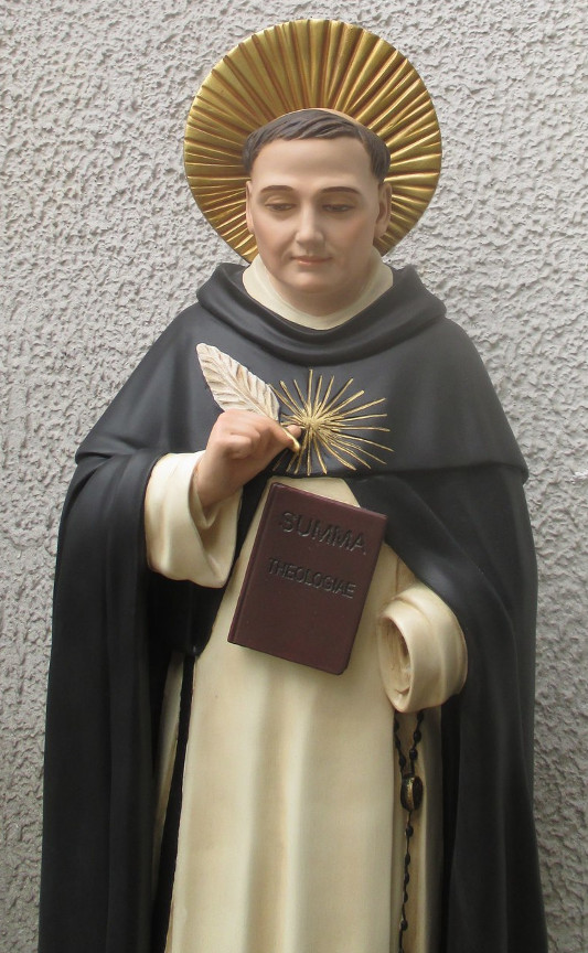 St. Thomas Aquinas Church Statue - 34 Inch - Polymer Resin - Patron ...