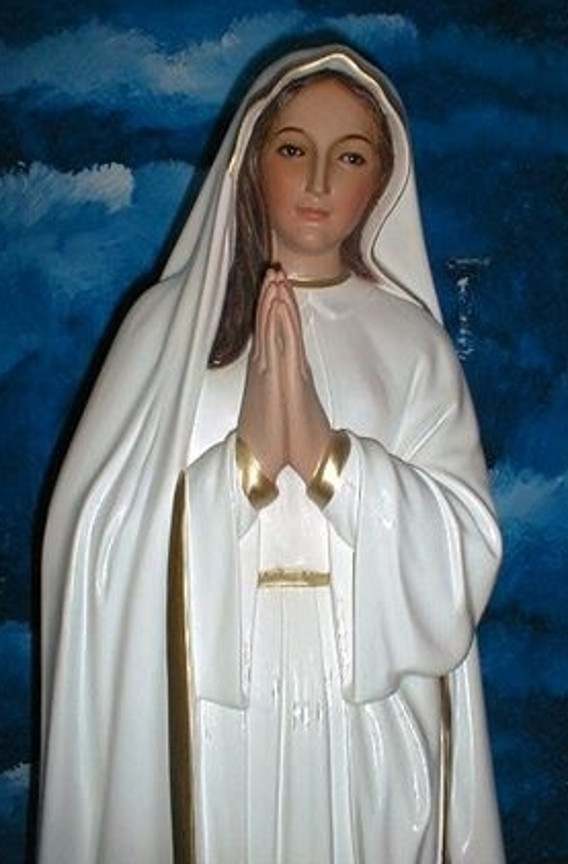 Our Lady of Fatima Church Statue - 60 Inch - Hand-painted Polymer Resin