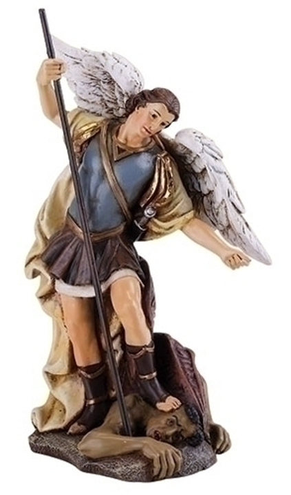 st michael resin statue