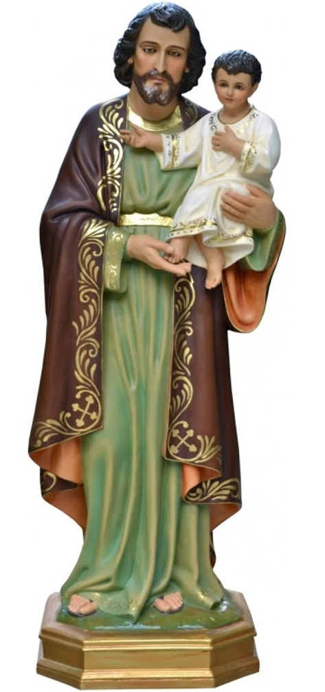 plastic st joseph statue