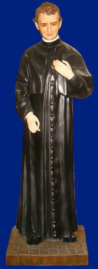 St. John Bosco Statue - 33 Inch - Hand-painted Polymer Resin