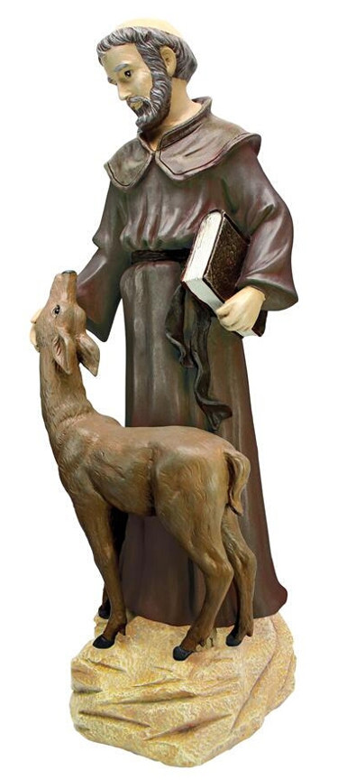 st francis resin statue