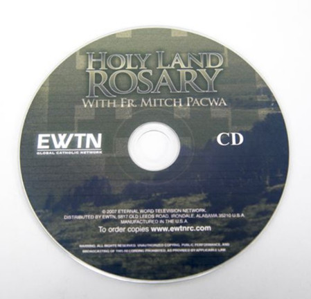 Holy Land Rosary Audio CD - With Fr. Mitch Pacwa, SJ - 80 Minutes - As