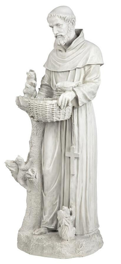 st francis resin statue