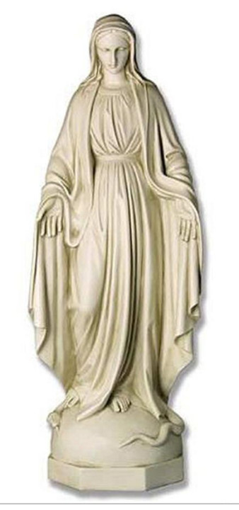 Our Lady of Grace Outdoor Garden Church Statue - 36 Inch - Antique ...