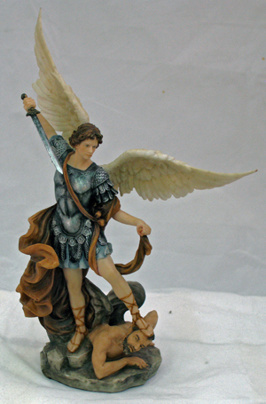 St. Michael Statue - 10 Inch - Fully Hand-painted Color - From The ...