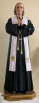 St. John Vianney Church Statue - 42 Inch - Hand-painted Polymer Resin