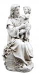 Jesus With The Child Outdoor Garden Statue - 20 Inch - Stoneresin