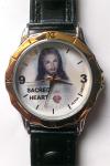 Sacred Heart of Jesus Watch For Male or Female - Watch Face 1 1/8 Diameter